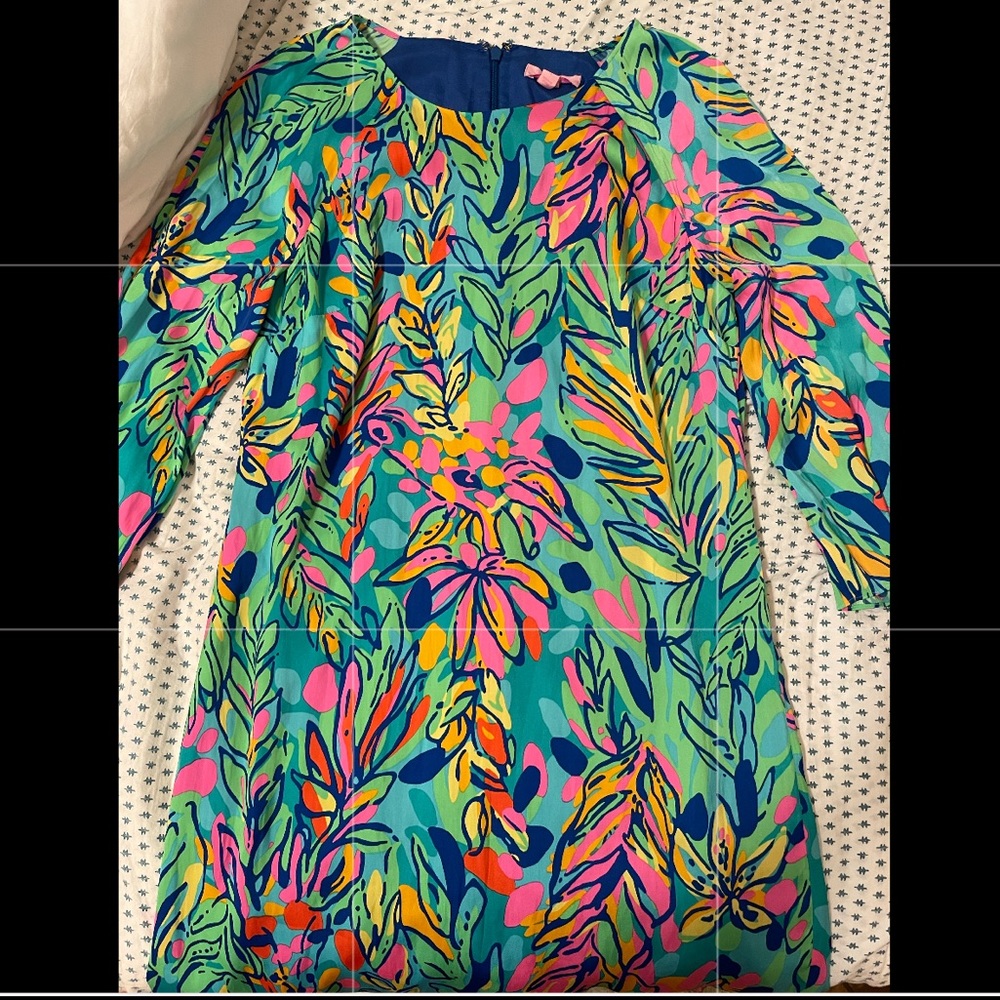 Lilly Pulitzer shift silky dress
